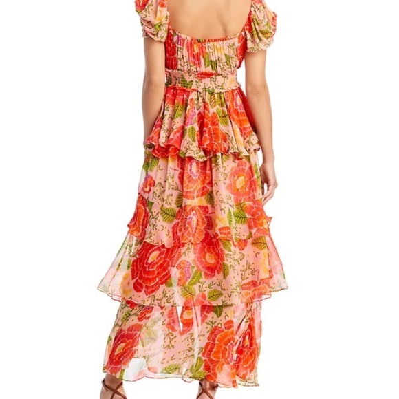 Farm Rio Blooming Floral Maxi Dress - BRAND NEW - Picture 3 of 5
